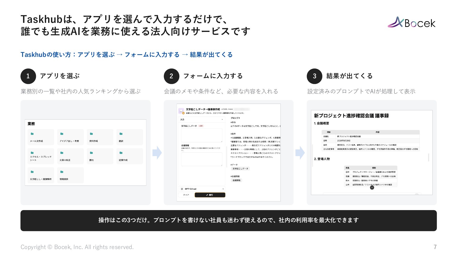 Taskhubサービス紹介資料