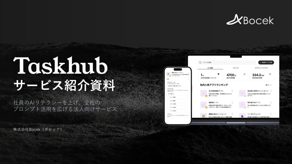 Taskhubサービス紹介資料