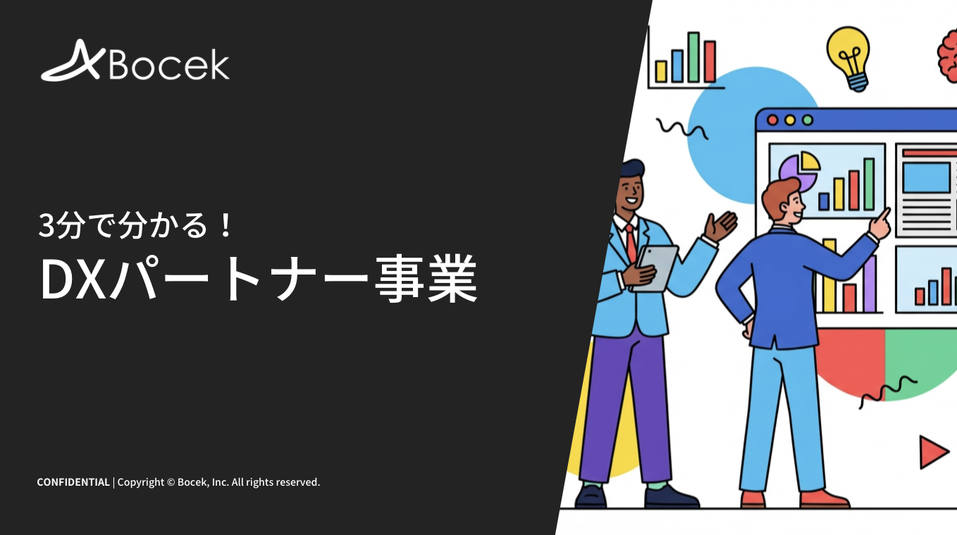 3分で分かる！Bocek DXパートナー事業